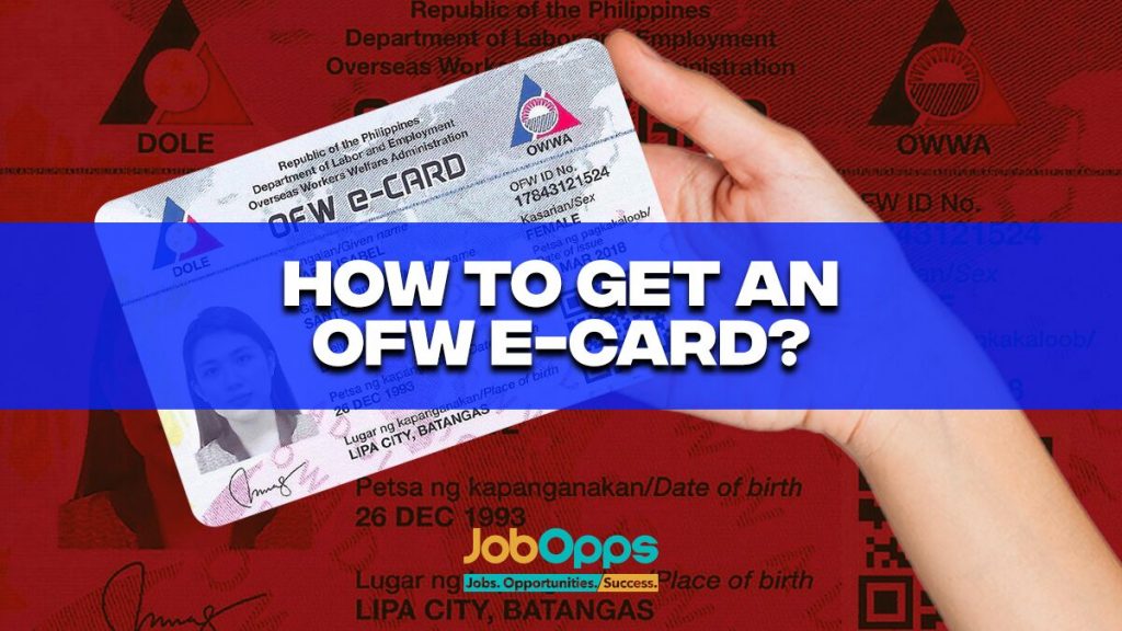 How to Get An OFW E-Card